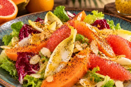 Salat Aus Papaya Und Zitrusfruechten